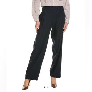Vince | Stretch Linen Blend Elastic Waist Trousers | Sz XS